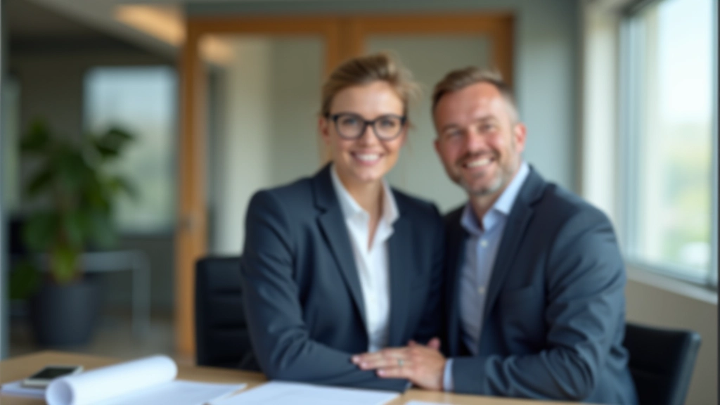 Versicherungsberater erklärt Versicherungsoptionen an einem modernen Bürotisch